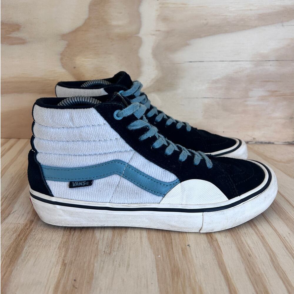 Vans Off The Wall -SK8 Hi Pro Fabiana Delfino -Sneakers -Black/Blue -Men's - 6.5